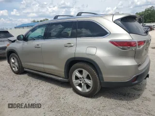 2014 Toyota Highlander Limited with VIN 5TDYKRFHXES037401, listed as a Copart auction lot 63814895 with 156,508 mi miles and Clean title. Bid and sale history available at DreamBid. Image 2.