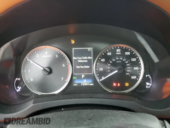 2022 Lexus IS with VIN JTHDA1D28N5119746, listed as a Copart auction lot 85413404 with 73,941 mi miles and Salvage Title. Bid and sale history available at carsss.com. Image 9.