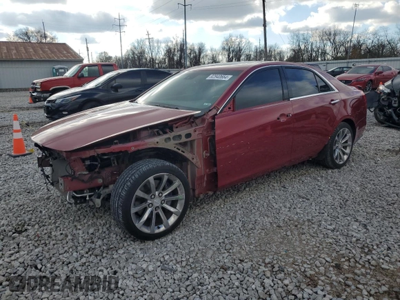 2018 Cadillac CTS Sedan Luxury AWD with VIN 1G6AX5SX1J0182531, listed as a Copart auction lot 82840664 with 86,025 mi miles and Salvage Title. Bid and sale history available at carsss.com. Image 1.
