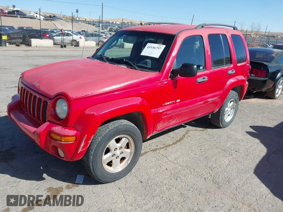 2002 Jeep Liberty Limited with VIN 1J4GL58K22W109515, listed as a IAAI auction lot 41936797 with 100,614 mi miles and . Bid and sale history available at carsss.com. Image 2.