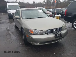 2002 Infiniti I35 Luxury with VIN JNKDA31A32T018726, listed as a IAAI auction lot 41784774 with 139,008 mi miles. Bid and sale history available at carsss.com. Image 1.