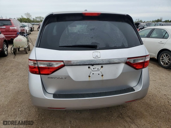 2011 Honda Odyssey EX-L with VIN 5FNRL5H63BB044583, listed as a Copart auction lot 72605274 with 203,862 mi miles and Salvage Title. Bid and sale history available at carsss.com. Image 6.