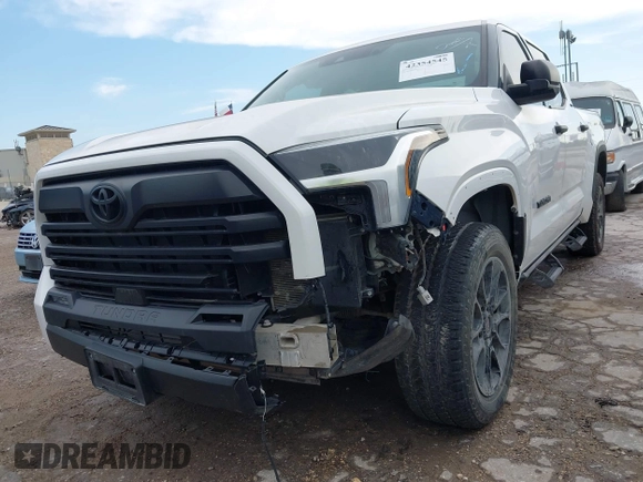 2023 Toyota Tundra SR5 with VIN 5TFLA5DB0PX077679, listed as a IAAI auction lot 42354545 with 31,838 mi miles and . Bid and sale history available at DreamBid. Image 6.