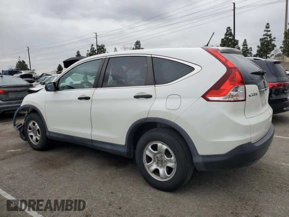 2013 Honda CR-V LX with VIN 5J6RM3H39DL015610, listed as a Copart auction lot 53747435 with 91,432 mi miles and Salvage Title. Bid and sale history available at carsss.com. Image 2.