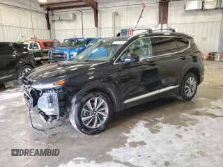 2020 Hyundai Santa Fe SEL with VIN 5NMS3CAD3LH208526, listed as a Copart auction lot 51529395 with 103,569 mi miles and Salvage Title. Bid and sale history available at carsss.com. Image 1.