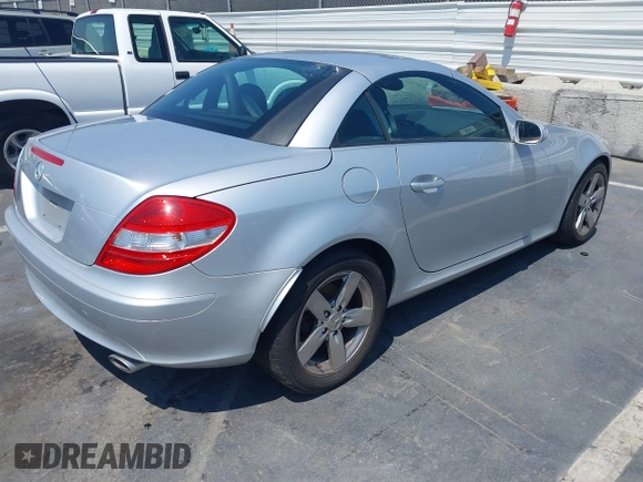 2006 Mercedes-Benz SLK 280 with VIN WDBWK54F86F076229, listed as a IAAI auction lot 42742951 with 115,862 mi miles and . Bid and sale history available at DreamBid. Image 4.