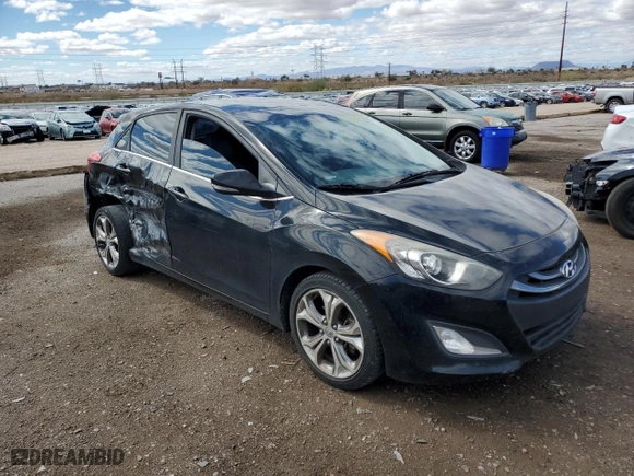 2013 Hyundai Elantra GT with VIN KMHD35LEXDU037516, listed as a Copart auction lot 48801935 with 115,719 mi miles and Salvage Title. Bid and sale history available at carsss.com. Image 4.