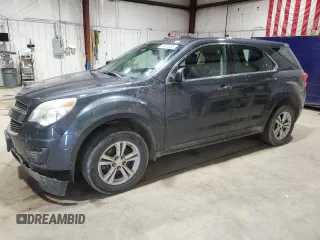2011 Chevrolet Equinox LS with VIN 2GNALBEC1B1265258, listed as a Copart auction lot 49828885 with 124,815 mi miles and Clean Title. Bid and sale history available at carsss.com. Image 1.