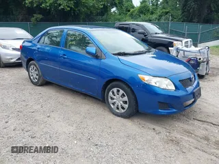 2009 Toyota Corolla with VIN JTDBL40E19J004813, listed as a IAAI auction lot 42787337 with 154,309 mi miles and . Bid and sale history available at DreamBid. Image 1.