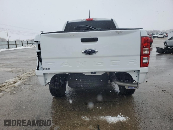 2022 Ford Ranger XL with VIN 1FTER4FH2NLD26243, listed as a Copart auction lot 45233925 with 9,558 mi miles and Salvage Title. Bid and sale history available at DreamBid. Image 6.