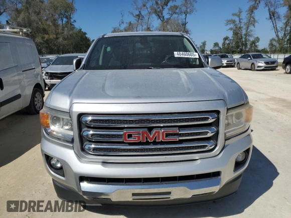 2016 GMC Canyon 4WD SLE with VIN 1GTG6CE36G1354255, listed as a Copart auction lot 48460605 with 106,280 mi miles and Salvage Title. Bid and sale history available at carsss.com. Image 5.
