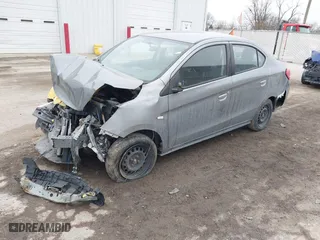 2019 Mitsubishi Mirage G4 ES with VIN ML32F3FJ0KHF08892, listed as a IAAI auction lot 41471501 with 122215 miles. Bid and sale history available at carsss.com. Image 17.