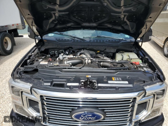 2022 Ford F-350 XL with VIN 1FT8W3DT3NEF75727, listed as a Copart auction lot 47227425 with 9,156 mi miles and Salvage title. Bid and sale history available at DreamBid. Image 12.