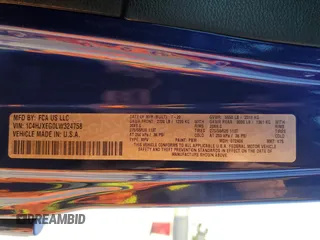 2020 Jeep Wrangler Unlimited Sahara Altitude z VIN 1C4HJXEG0LW324758, wystawiony jako Copart lot #74477894 z przebiegiem 38 291 mil mil oraz Szkoda całkowita • Salvage title. Historia ofert i sprzedaży dostępna na DreamBid. Obrazek 13.