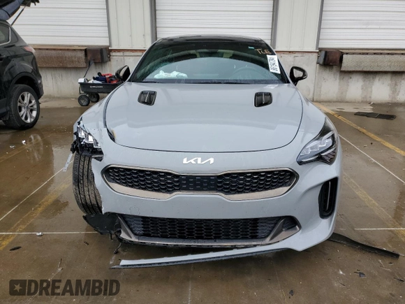 2022 Kia Stinger GT-Line with VIN KNAE35LD3N6115265, listed as a Copart auction lot 86194784 with 35,170 mi miles and Salvage Title. Bid and sale history available at DreamBid. Image 5.