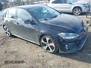 2019 Volkswagen Golf GTI S with VIN 3VW6T7AU0KM001318, listed as a IAAI auction lot 41301346 with 137,762 mi miles. Bid and sale history available at carsss.com. Image 1.