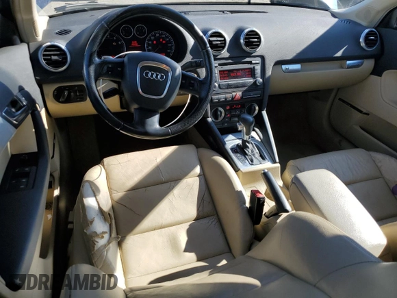 2008 Audi A3 S-Line with VIN WAUKD78P08A094763, listed as a Copart auction lot 42447185 with 118,902 mi miles and Salvage Title. Bid and sale history available at carsss.com. Image 8.