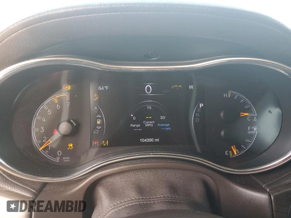 2016 Jeep Grand Cherokee Overland with VIN 1C4RJFCT2GC320247, listed as a Copart auction lot 50832195 with 104,300 mi miles and Salvage title. Bid and sale history available at DreamBid. Image 9.