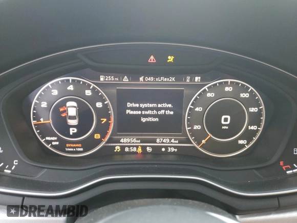 2019 Audi A4 Prestige z VIN WAUFNAF47KN003184, wystawiony jako Copart lot #42340165 z przebiegiem 48 956 mil mil oraz Szkoda całkowita • Salvage title. Historia ofert i sprzedaży dostępna na DreamBid. Obrazek 9.