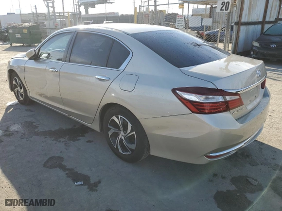 2016 Honda Accord Sedan LX with VIN 1HGCR2F34GA130448, listed as a Copart auction lot 47129635 with 108,386 mi miles and Salvage Title. Bid and sale history available at carsss.com. Image 2.