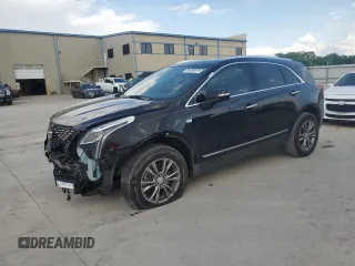 2021 Cadillac XT5 FWD Premium Luxury z VIN 1GYKNCR41MZ174477, wystawiony jako Copart lot #54335615 z przebiegiem 39 158 mil mil oraz Szkody całkowita. Historia ofert i sprzedaży dostępna na DreamBid. Obrazek 1.