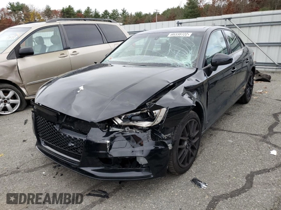 2016 Audi A3 2.0T Premium with VIN WAUB8GFF3G1063519, listed as a Copart auction lot 66338722 with 81,306 mi miles. Bid and sale history available at carsss.com. Image 2.