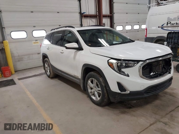 2018 GMC Terrain SLE with VIN 3GKALTEVXJL276583, listed as a IAAI auction lot 41683772 with 133,325 mi miles. Bid and sale history available at carsss.com. Image 1.