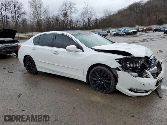 2016 Acura RLX Advance z VIN JH4KC1F97GC001116, wystawiony jako Copart lot #86810424 z przebiegiem 135 029 mil mil oraz Szkody całkowita. Historia ofert i sprzedaży dostępna na DreamBid. Obrazek 4.