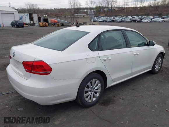 2013 Volkswagen Passat S with VIN 1VWAP7A32DC032497, listed as a IAAI auction lot 41928869 with 215,220 mi miles and . Bid and sale history available at DreamBid. Image 4.