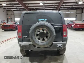 2006 Hummer H3 with VIN 5GTDN136068129447, listed as a Copart auction lot 75925834 with 179,292 mi miles and Salvage Title. Bid and sale history available at carsss.com. Image 6.