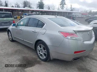 2009 Acura TL Tech with VIN 19UUA86539A010143, listed as a IAAI auction lot 41775065 with 164,225 mi miles. Bid and sale history available at carsss.com. Image 3.