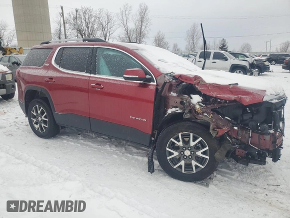 2021 GMC Acadia SLE with VIN 1GKKNKLS5MZ178785, listed as a Copart auction lot 45562355 with Not Provided miles and Non Repairable. Bid and sale history available at DreamBid. Image 4.