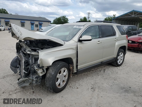 2015 GMC Terrain SLT with VIN 2GKALSEK7F6350232, listed as a Copart auction lot 53979065 with 123,346 mi miles and Salvage Title. Bid and sale history available at carsss.com. Image 1.