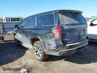 2021 Chevrolet Tahoe LT with VIN 1GNSKNKT6MR402170, listed as a IAAI auction lot 41338090 with 1 mi miles. Bid and sale history available at carsss.com. Image 3.