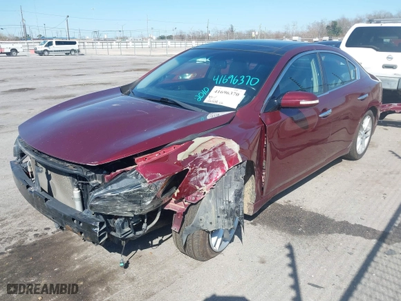 2010 Nissan Maxima 3.5 SV w/Sport Pkg with VIN 1N4AA5AP5AC843448, listed as a IAAI auction lot 41696370 with 186,984 mi miles. Bid and sale history available at carsss.com. Image 6.