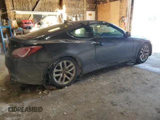 2015 Hyundai Genesis Coupe R-Spec with VIN KMHHU6KJ0FU124296, listed as a Copart auction lot 46195435 with 148,714 mi miles and Salvage title. Bid and sale history available at DreamBid. Image 3.