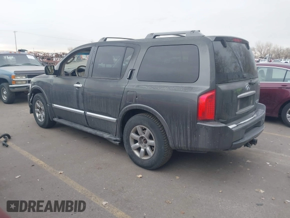 2006 Infiniti QX56 with VIN 5N3AA08C96N813500, listed as a IAAI auction lot 41377849 with 205,729 mi miles and . Bid and sale history available at DreamBid. Image 3.