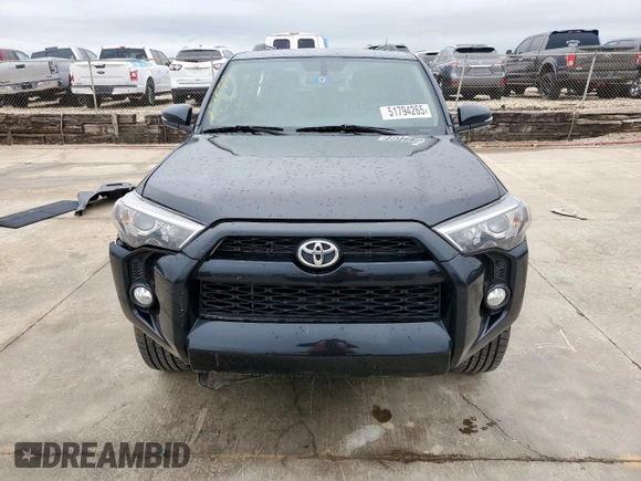 2019 Toyota 4Runner SR5 с VIN JTEZU5JR4K5210575, выставлен на аукционе Copart как лот 51794265 с пробегом 123 089 миль миль и Списание • Salvage title. История ставок и продаж доступна на DreamBid. Изображение 5.