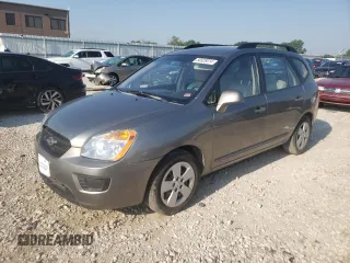 2009 Kia Rondo LX Base with VIN KNAFG528697282779, listed as a Copart auction lot 58926614 with 115,355 mi miles and Salvage Title. Bid and sale history available at carsss.com. Image 1.