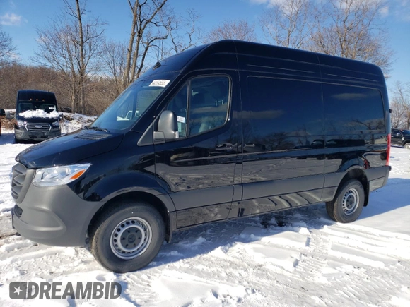 2024 Mercedes-Benz Sprinter with VIN W1Y4NBHY7RT191884, listed as a Copart auction lot 44954555 with 16 mi miles and Salvage Title. Bid and sale history available at DreamBid. Image 1.