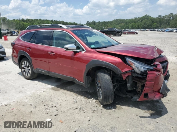 2023 Subaru Outback Touring XT with VIN 4S4BTGPD5P3113691, listed as a Copart auction lot 57460205 with 22,628 mi miles and Salvage title. Bid and sale history available at DreamBid. Image 4.