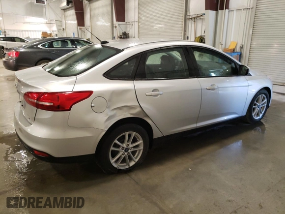 2017 Ford Focus SE with VIN 1FADP3F20HL319924, listed as a Copart auction lot 56351665 with 25,598 mi miles and Salvage title. Bid and sale history available at DreamBid. Image 3.