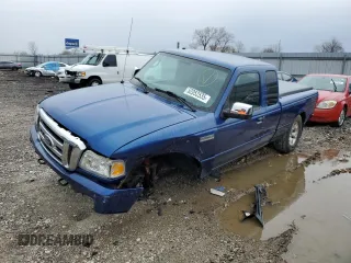 2010 Ford Ranger XLT with VIN 1FTLR4FE3APA70565, listed as a Copart auction lot 52052535 with 155,577 mi miles and Salvage Title. Bid and sale history available at carsss.com. Image 1.