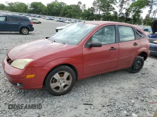 2005 Ford Focus S with VIN 3FAFP37N75R130668, listed as a Copart auction lot 52897015 with 222,043 mi miles and Non repairable. Bid and sale history available at DreamBid. Image 1.