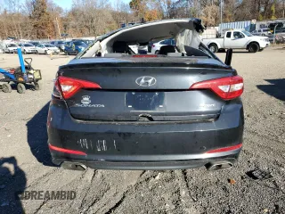 2015 Hyundai Sonata Limited with VIN 5NPE34AF3FH259763, listed as a Copart auction lot 79650184 with Not Provided miles and Salvage Title. Bid and sale history available at carsss.com. Image 6.