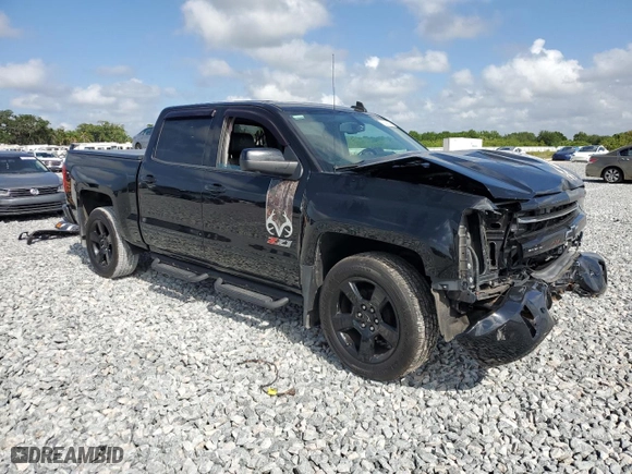 2017 Chevrolet Silverado 1500 LTZ with VIN 3GCUKSEC3HG181841, listed as a Copart auction lot 51438545 with 106,880 mi miles and Salvage Title. Bid and sale history available at carsss.com. Image 4.