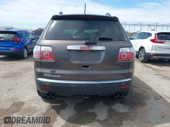 2012 GMC Acadia SLT2 with VIN 1GKKRSED4CJ298058, listed as a IAAI auction lot 42320784 with 191,103 mi miles and . Bid and sale history available at DreamBid. Image 16.