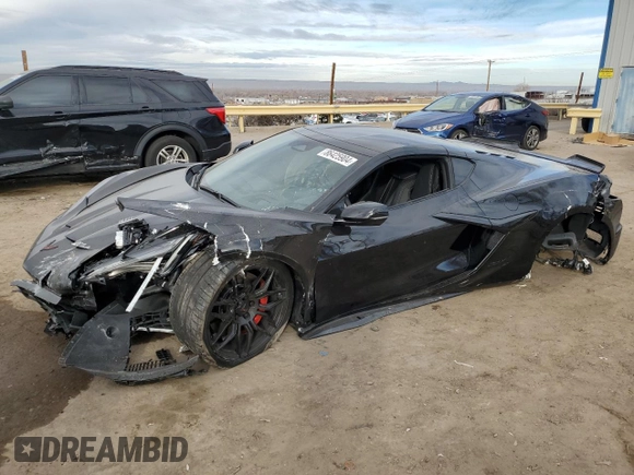 2025 Chevrolet Corvette 1LZ with VIN 1G1YD2D36S5600639, listed as a Copart auction lot 86425904 with 463 mi miles and Salvage Title. Bid and sale history available at DreamBid. Image 1.