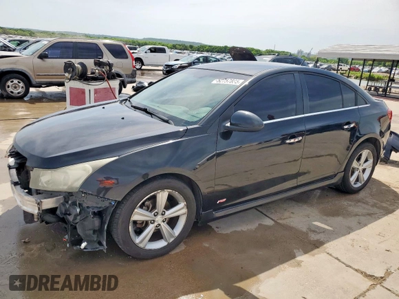 2012 Chevrolet Cruze 2LT with VIN 1G1PG5SC3C7306371, listed as a Copart auction lot 52757885 with 131,270 mi miles and Salvage Title. Bid and sale history available at DreamBid. Image 1.