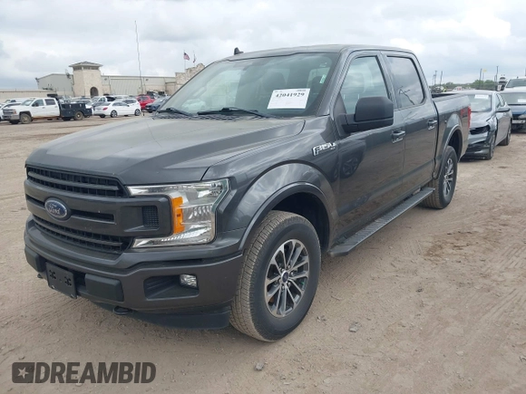 2020 Ford F-150 XL with VIN 1FTEW1E41LKE66857, listed as a IAAI auction lot 42041929 with 76,716 mi miles. Bid and sale history available at carsss.com. Image 2.